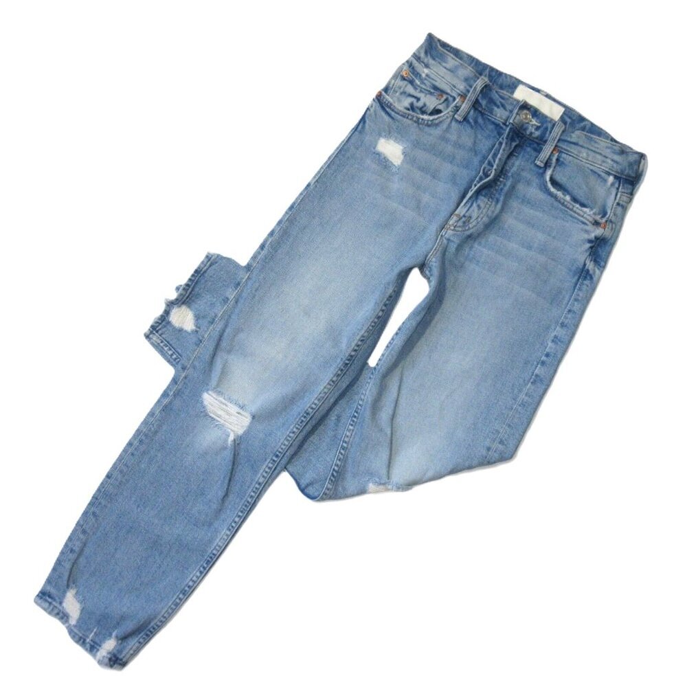 Mother Superior Tomcat in The Confession High Rise Destroyed Jeans 25